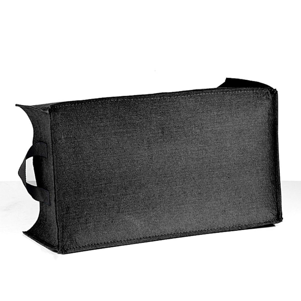 YARNOW Bolsa Cuadrada para Cultivo De Fresas (3 Unidades Tamaño Galón) para Control De Raíces para Plantas Flores Vivero Verduras Invernadero Elegante Color Negro Tamaño