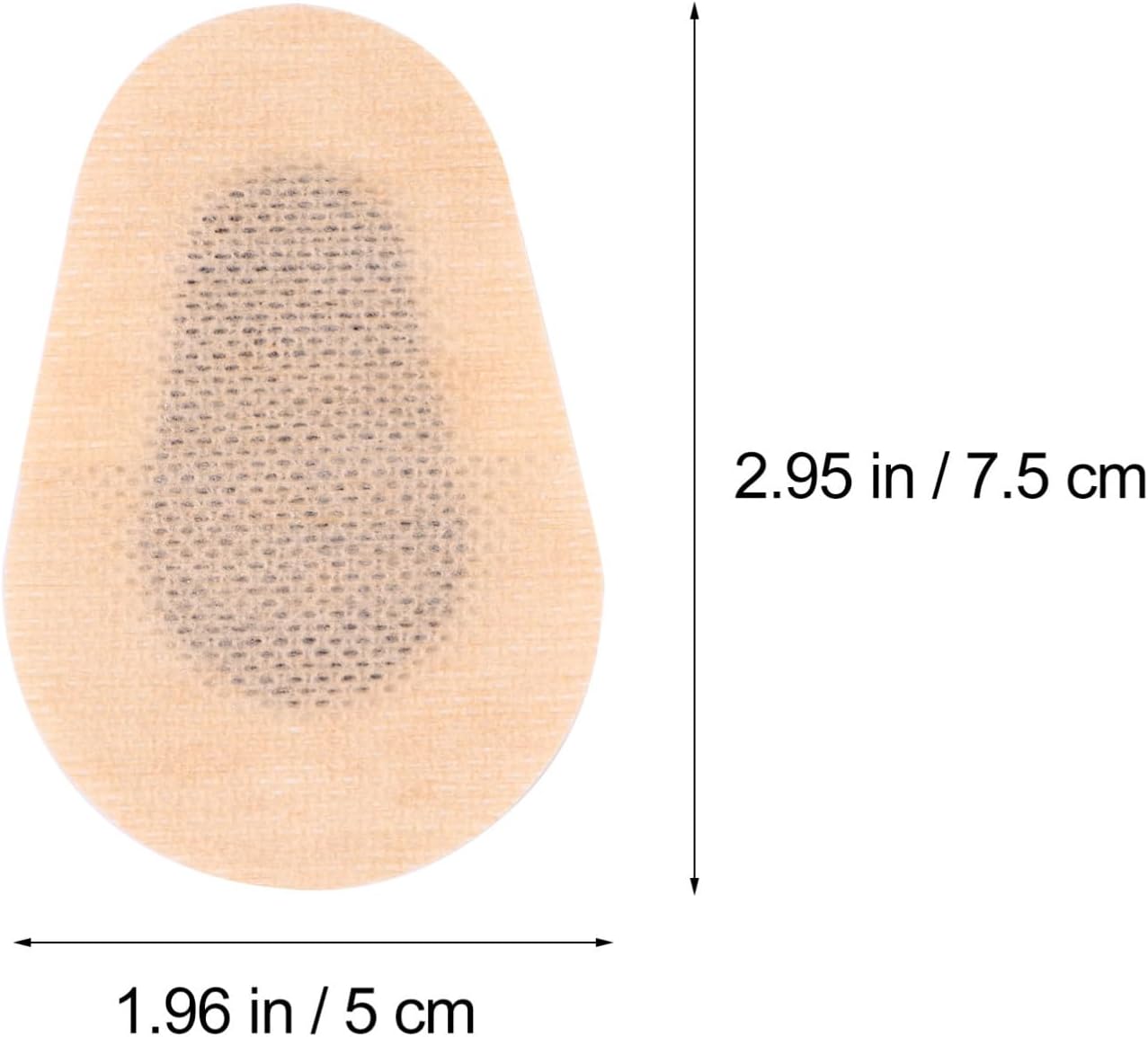 6 Pairs Elastic Breathable Non-Woven Eye Patches 7.5x5cm Self-Adhesive Eye Care Stickers and Skin Protection
