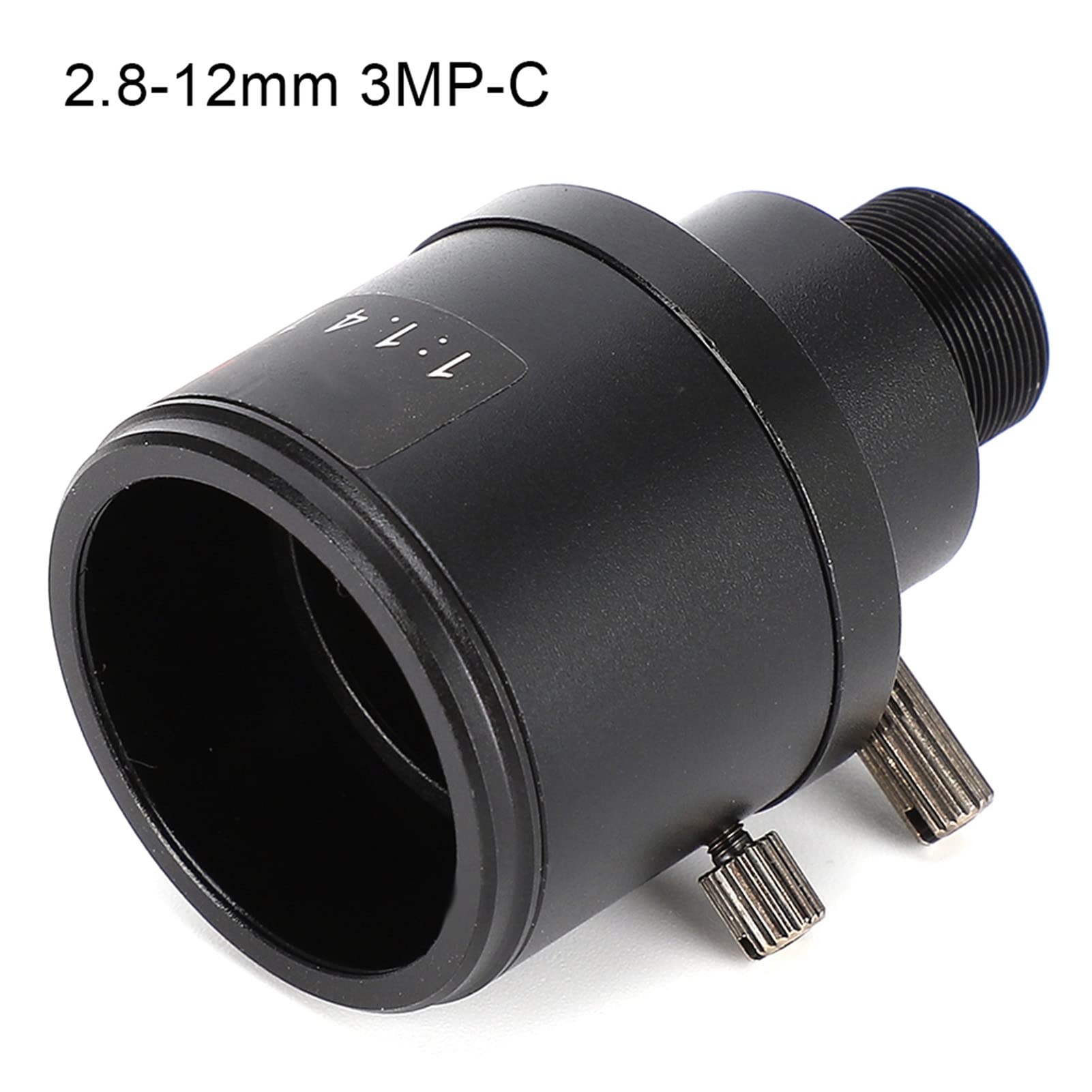 Obiettivo della Scheda CCTV Zoom Regolabile Manualmente con Obiettivo per Telecamere di Sicurezza a Lunghezza Focale 2,8 12 Mm Interfaccia di Montaggio M12 Obiettivo