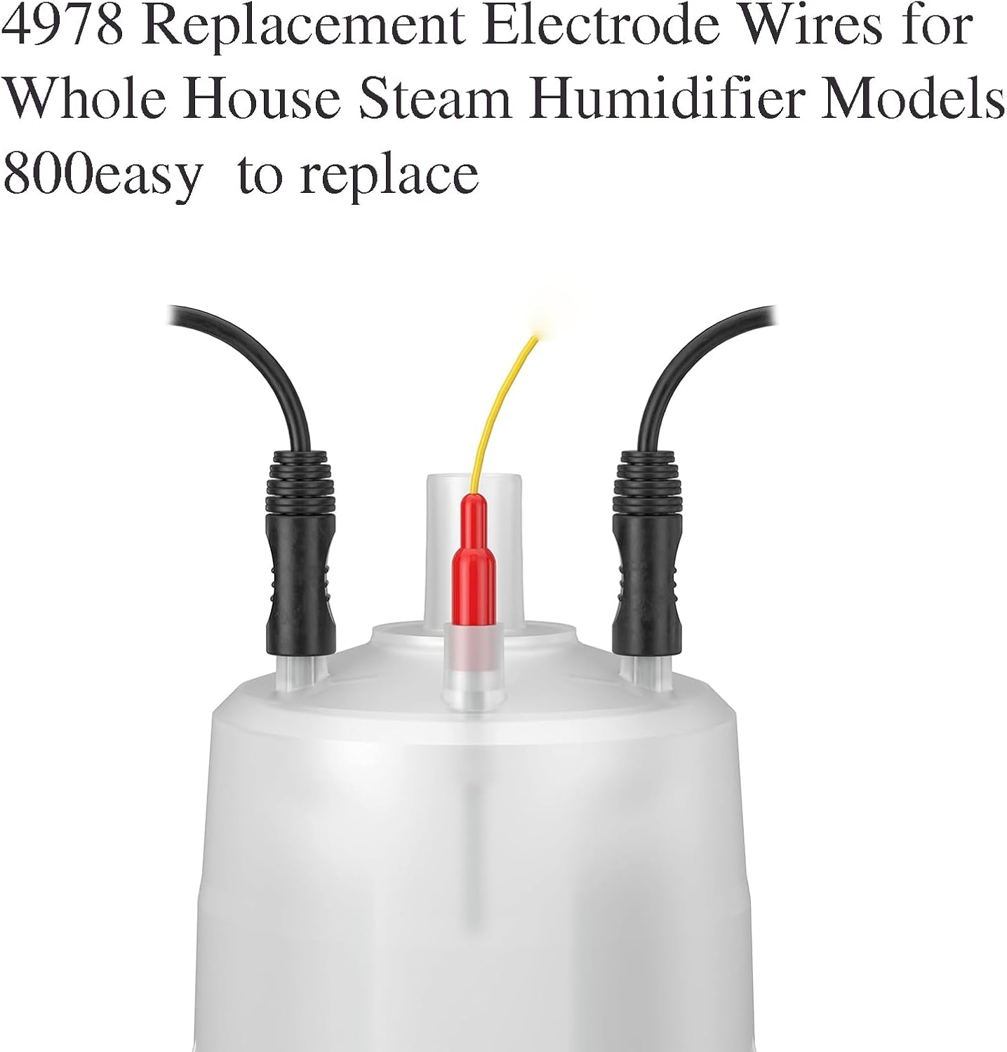 humidifier Electrode Wire 4978 Replacement Electrode Wires for AprilAire Whole House Steam Humidifier Models: 800, 800LC, 801, 865, 866 (Pack of 2)