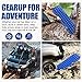 BUNKER INDUST Off Road Traction Boards, Pair Recovery Tracks Traction Mat for Vehicle Truck Jeep SUV, Mud, Snow, Sand Ramp-Blue Emergency Tire Traction Pads (Gen 10th)