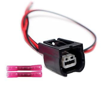 LIZAPUS 2-Pin LED ABS Wheel Speed Sensor Connector Compatible with Honda Accord CR-V Civic 2012-2020 Pigtail Plug Wiring Harness 7283-2090