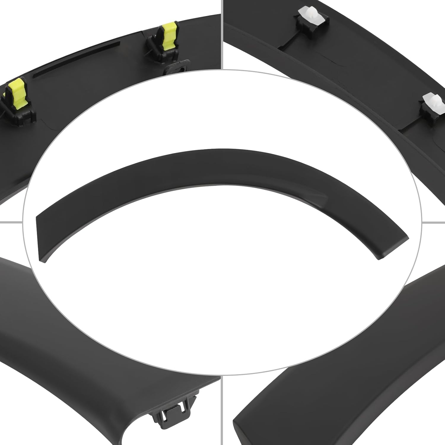 Rear Fender Trim Molding Fit For 2023 2024 Honda CR-V, 74453-3A0-A00, 74413-3A0-A00, Left/Right Side Rear Wheel Flare Kit, Black Wheel Arch Trim (Left Driver Side)