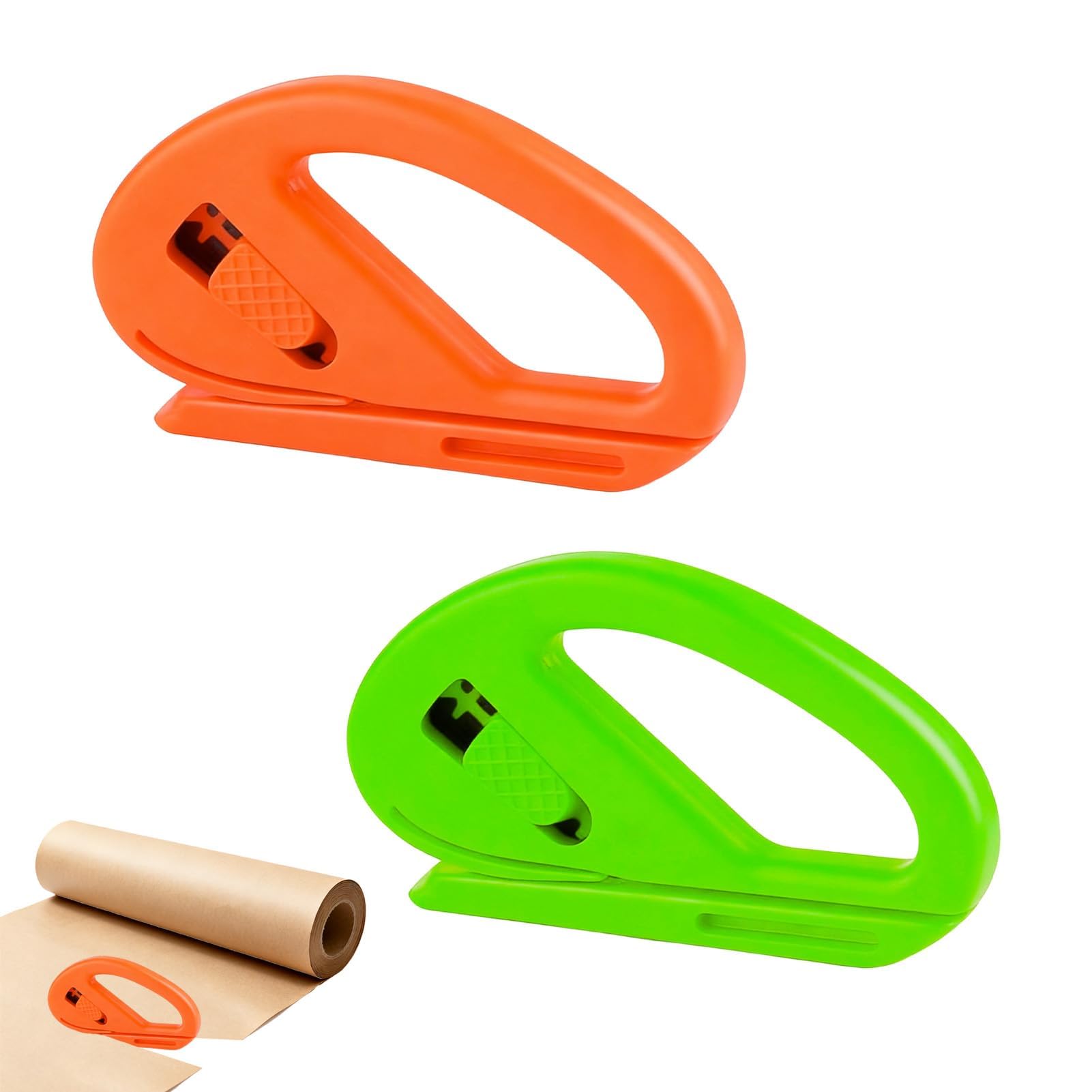 Coupe-papier d'emballage coulissant, Cutter cadeau pour rouleaux de papier plastique