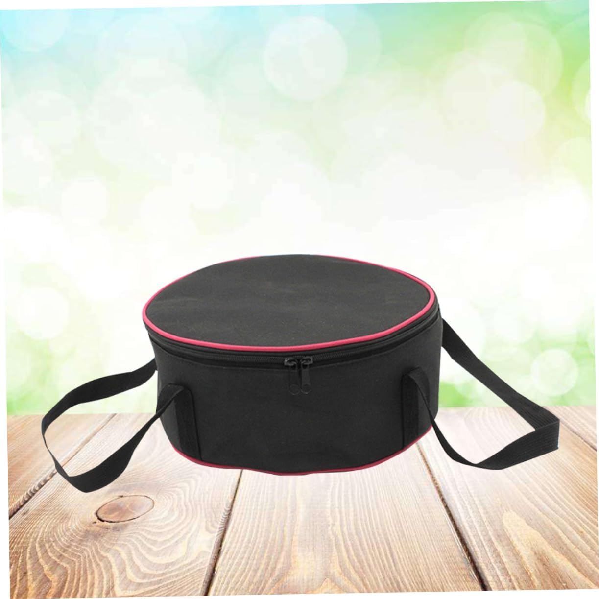 BESPORTBLE 2pcs Portable Camping Bowl Pan Set Picnic BBQ Carrying Case Kitchen Utensils Storage Pot Bag Double-Head Zipper