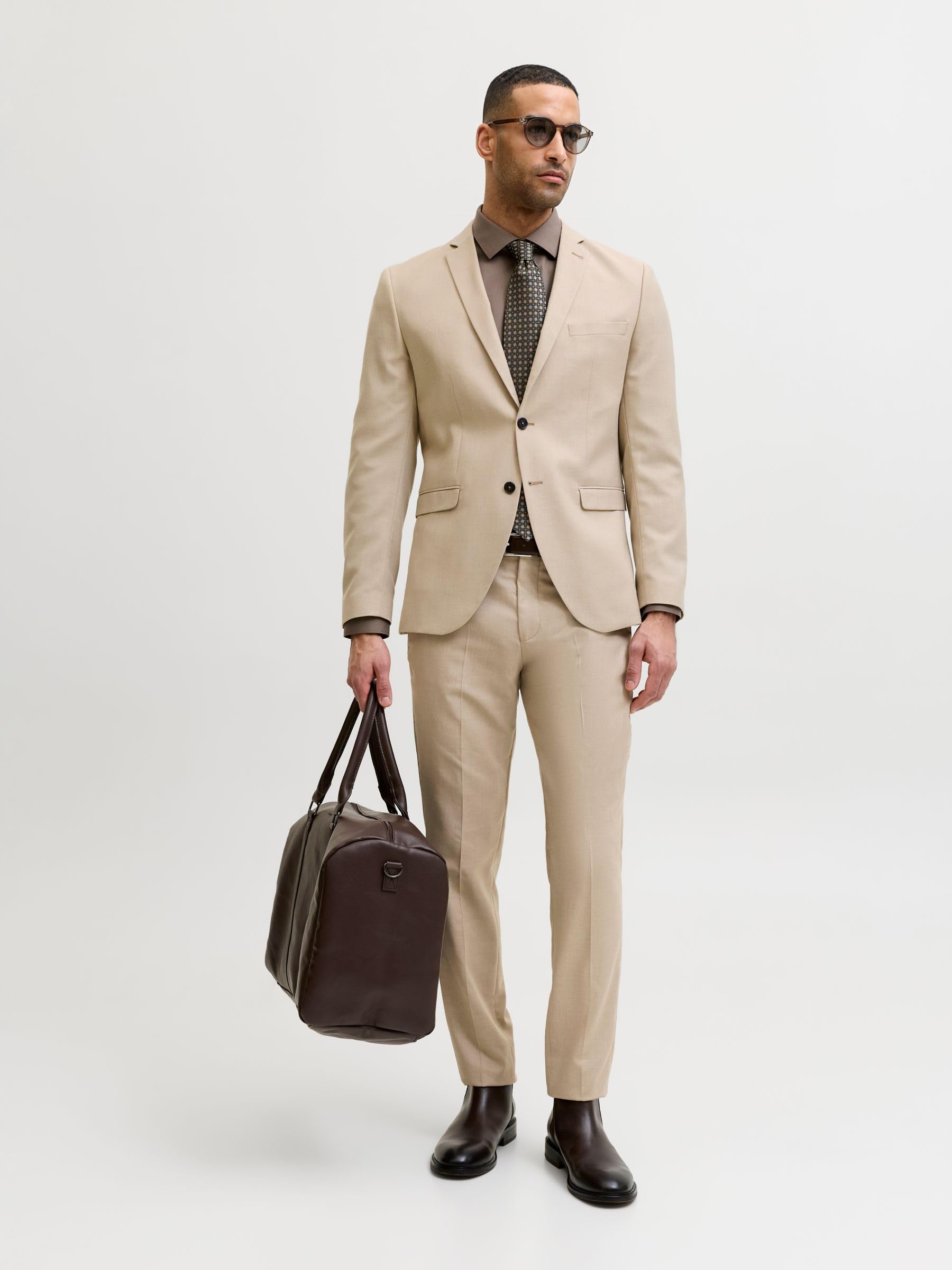 JACK & JONES Blazer croisé JPRSOLARIS Blazers Super Slim Fit | Blazer simple boutonnage