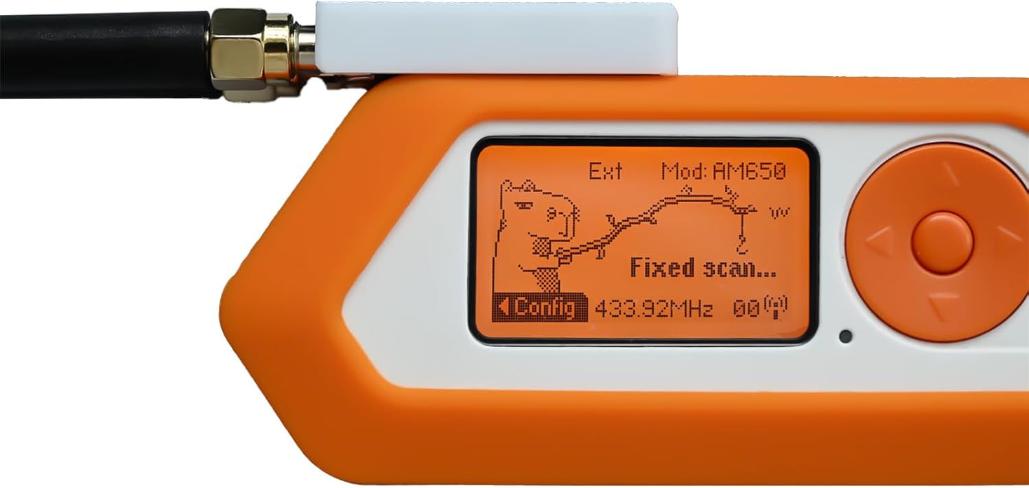 Flipper Zero screen showing module configuration