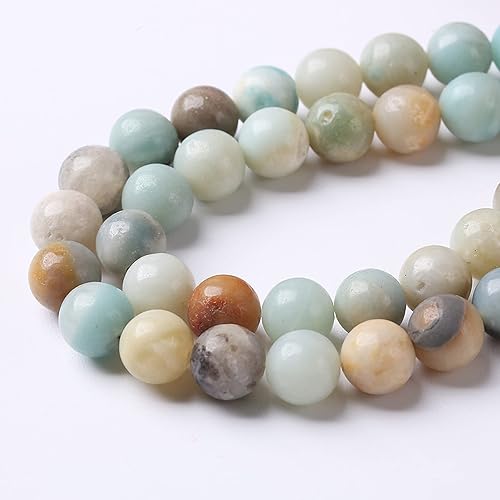 Miniatura 125 de 6mm 66pcs Natural White Porcelain Agates Stone Round Beads for Jewelry Making Spacer Loose Spacers Beads DIY Bracelets 15" Strand