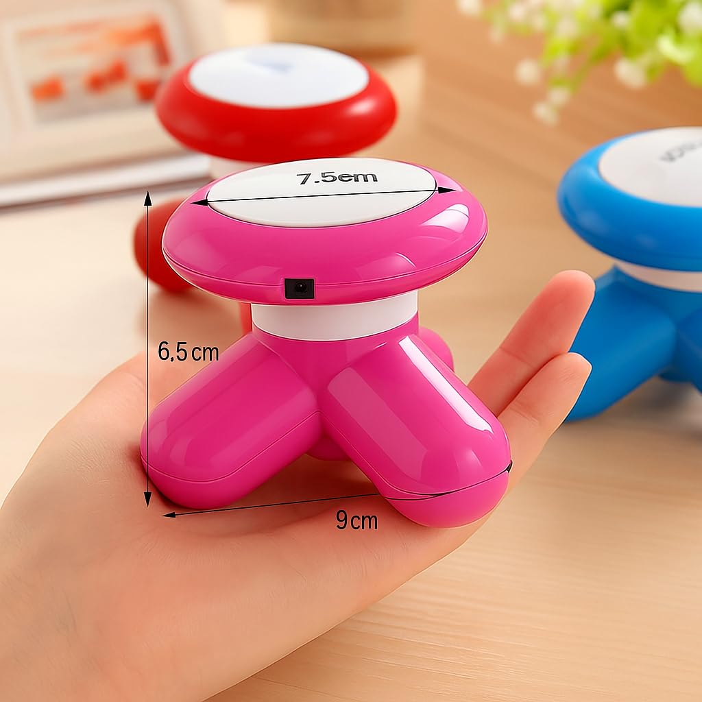 Mini Handheld Electric Massagar - Portable Vibrating Massage for neck, back, legs and weapons - Battery driven Mini Handheld Electric Massagar - Portable Vibrating Massage for neck, back, legs and weapons - Battery driven