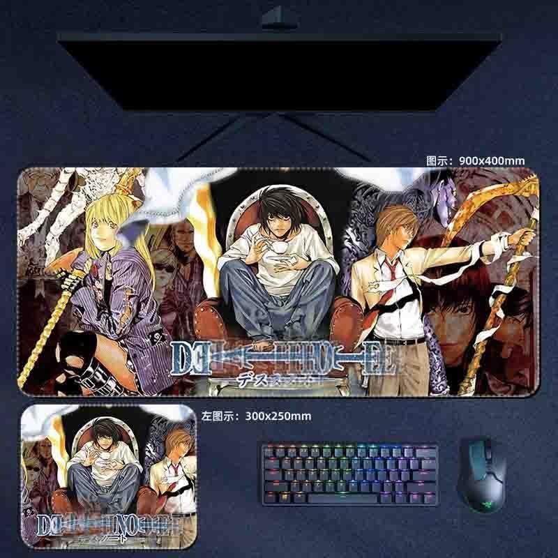 Amazon | デスノート マウスパッド 大型 ゲーミングゴムマウスパッド