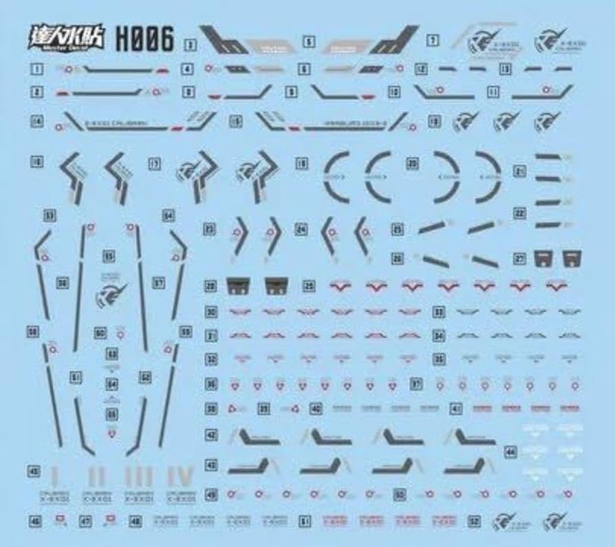 Amazon | HG 1/144 水星の魔女 キャリバーン用水転写式デカール