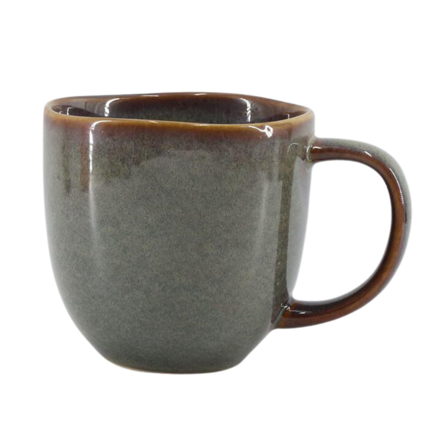 Tazze Tè Excelsa Set 4 Tazze Da Tè Nordic Nere In Ceramica Stoneware - Capacità 210ml Set Tazze - copertina