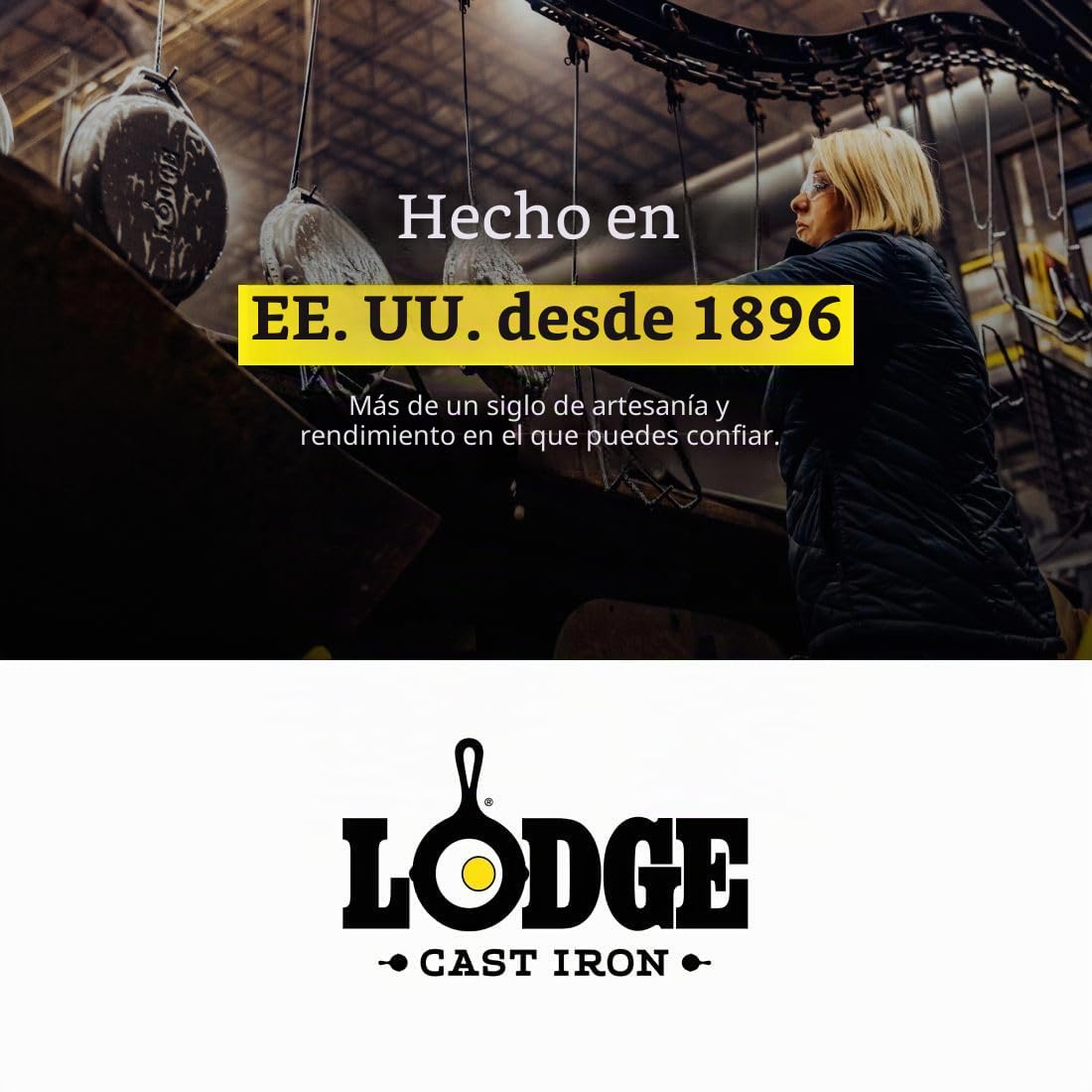 Lodge Juego de sartenes de hierro fundido presazonadas, el juego incluye sartén de 8 pulgadas, sartén de 10.25 pulgadas y sartén de 12 pulgadas, 3 piezas