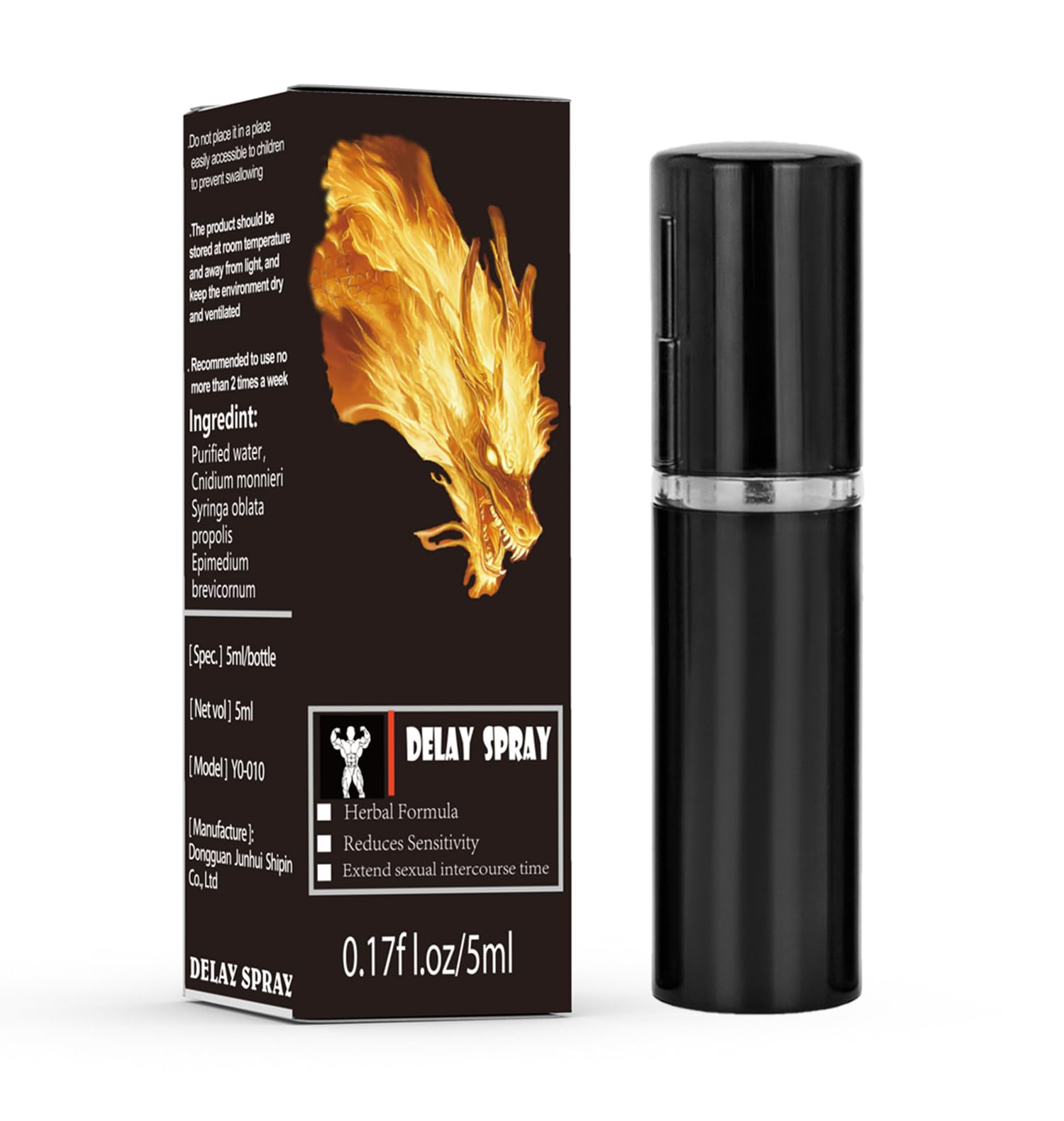Spray retardateur externe, longue durée à l'huile essentielle de massage pour hommes, spray retardateur pour hommesaméliore le charme, et renforcer la confiance en soi