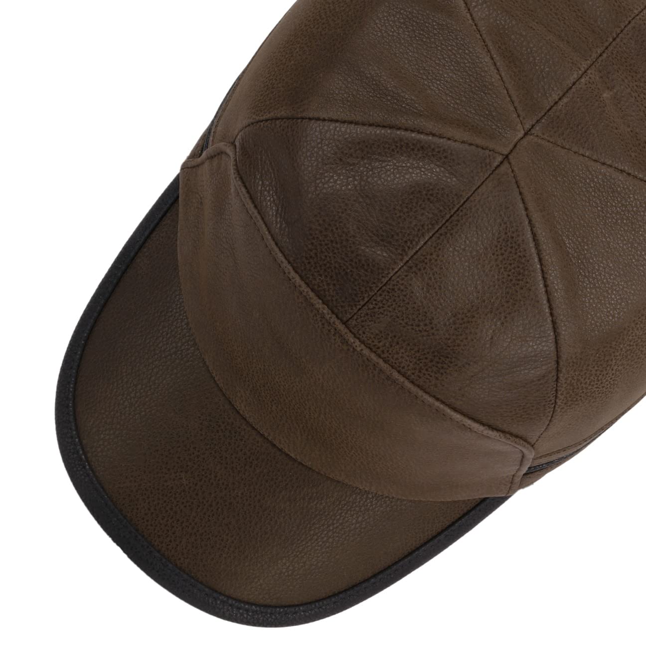 Stetson Byers Leather CapMężczyźni - czapka z daszkiem na zime ear flap cap baseball Zamknięte tyłu, daszkiem, nausznikami, podszewką Zima jesień-zima