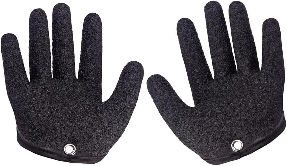 UV Sun Protection Half Finger Glove Magnetic Anti-Slip Fishing Gloves Protect Hand Puncture Catching Fishing Glove