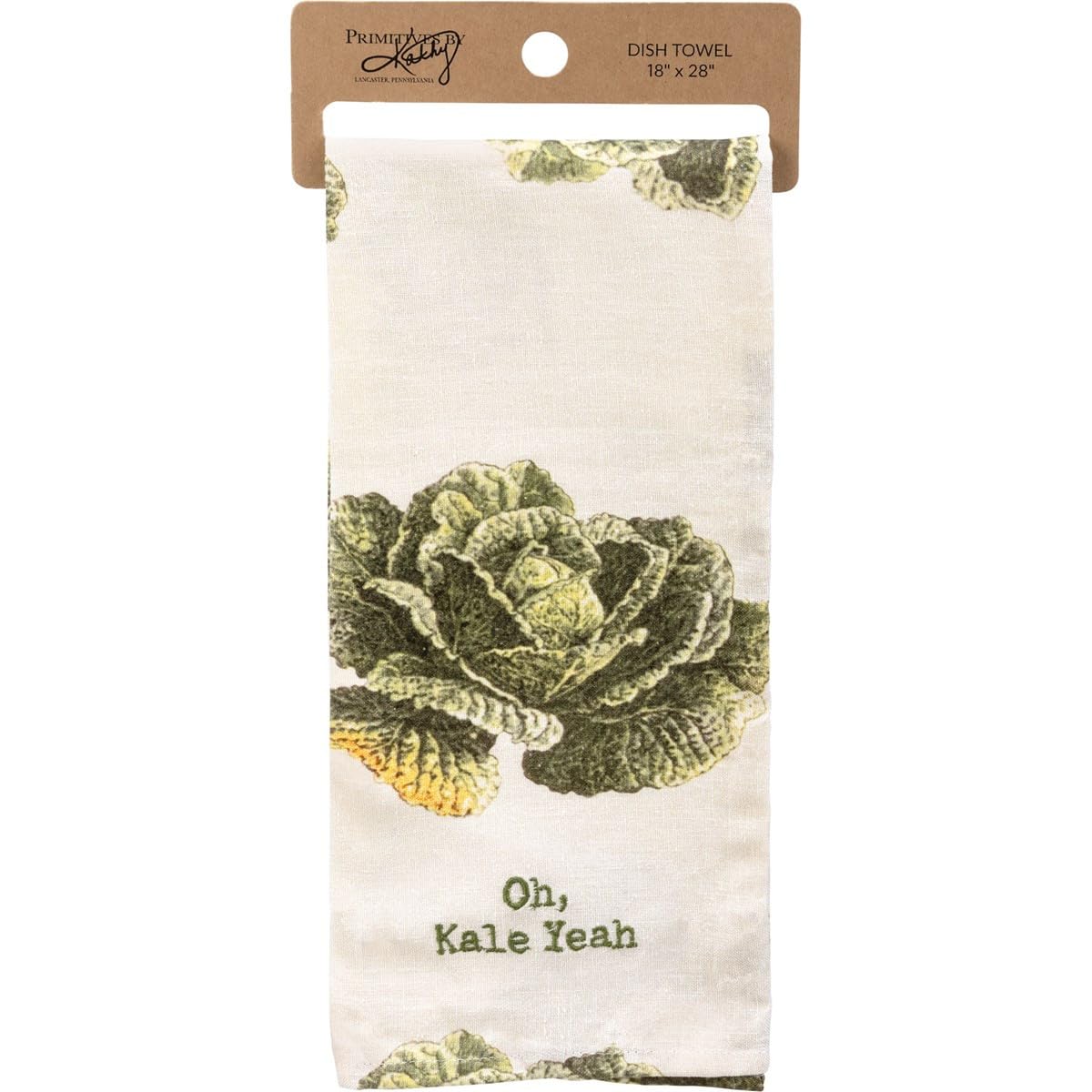 Toalla de cocina decorativa de 18 x 28 pulgadas Oh, Kale Yeah 108871