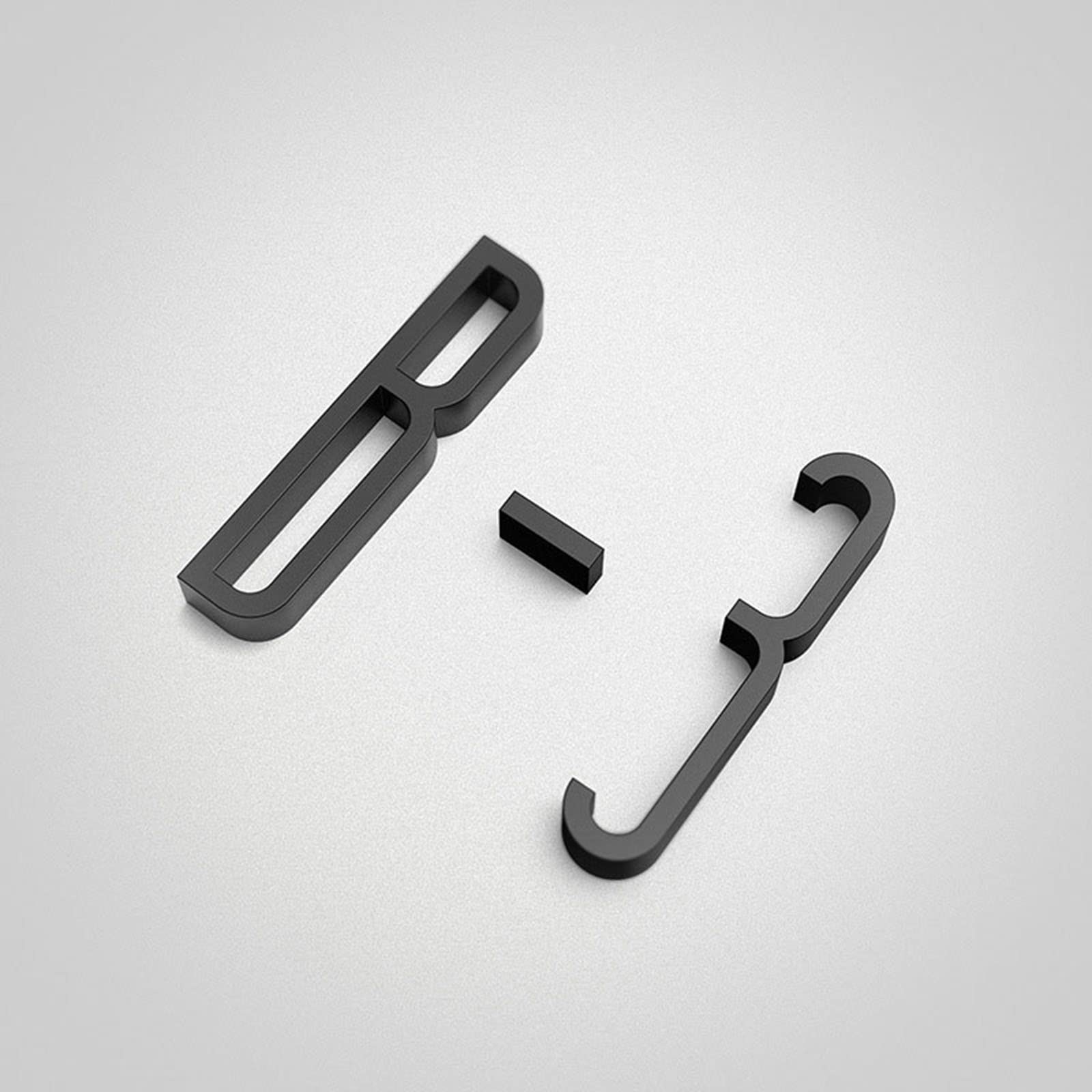 3D Acryl Hausnummern Selbstklebend – 4 Zoll (100mm), Schwarz, Moderne Türplatten Für Haus, Briefkasten & Wand