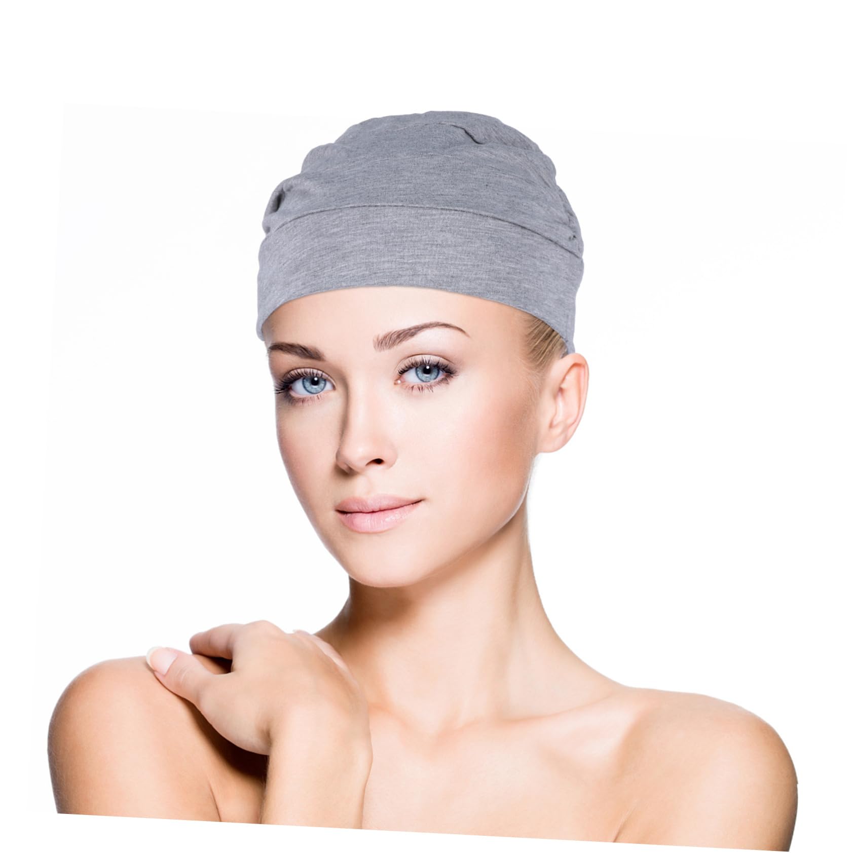 12 Piezas gorro de quimioterapia shower cap gorro para bañarse tapa del capó algodón para pacientes gorro de dormir de algodón cubierta de la cabeza del sombrero de dormir rojo