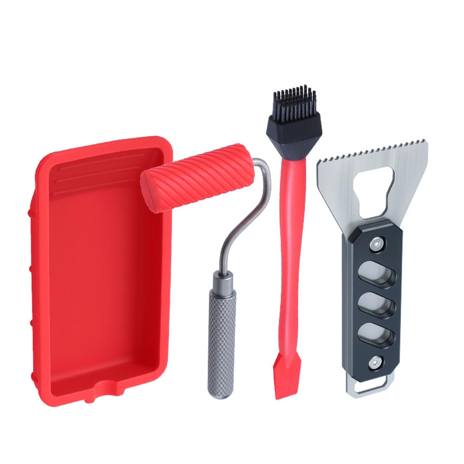 Msioytog Adhesive Spreader Aluminum Trowel Notched Glues Spreader Hardwood Flooring Metal Notch Trowel Adhesive Metal