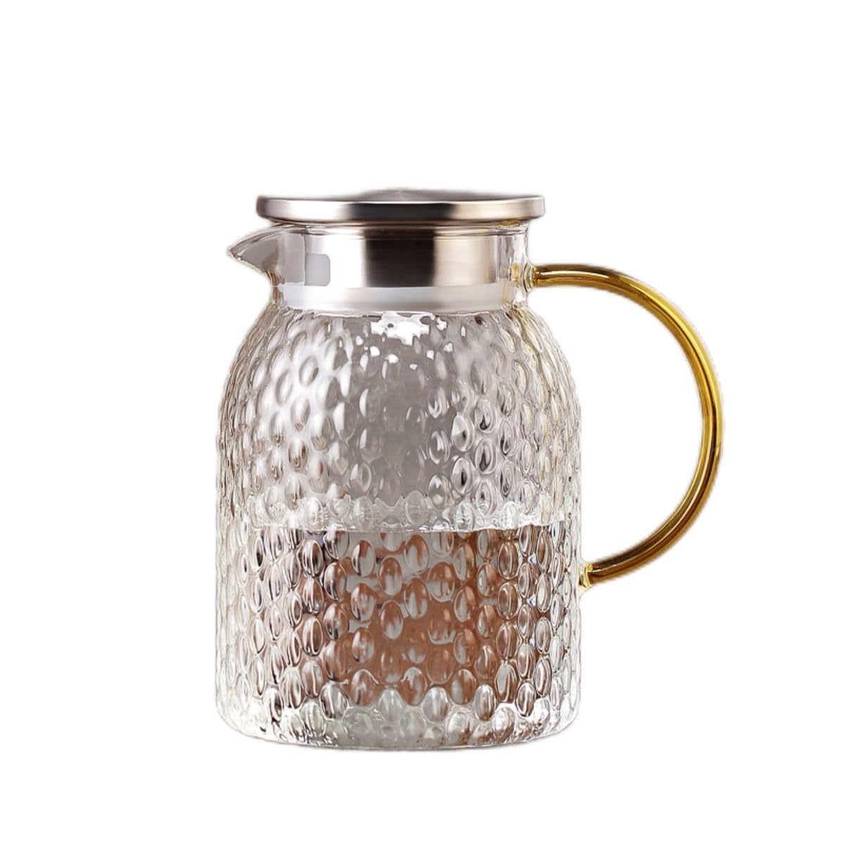 Carafe en verre pour eau chaude théière grand format et pichet de table 1291