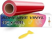 Vista 21 de Rollos de vinilo permanentes adhesivo para Cricut, rollo de vinilo blanco de 12.0 in x 35 ft para Cricut. Siluetas, letreros, álbumes de recortes