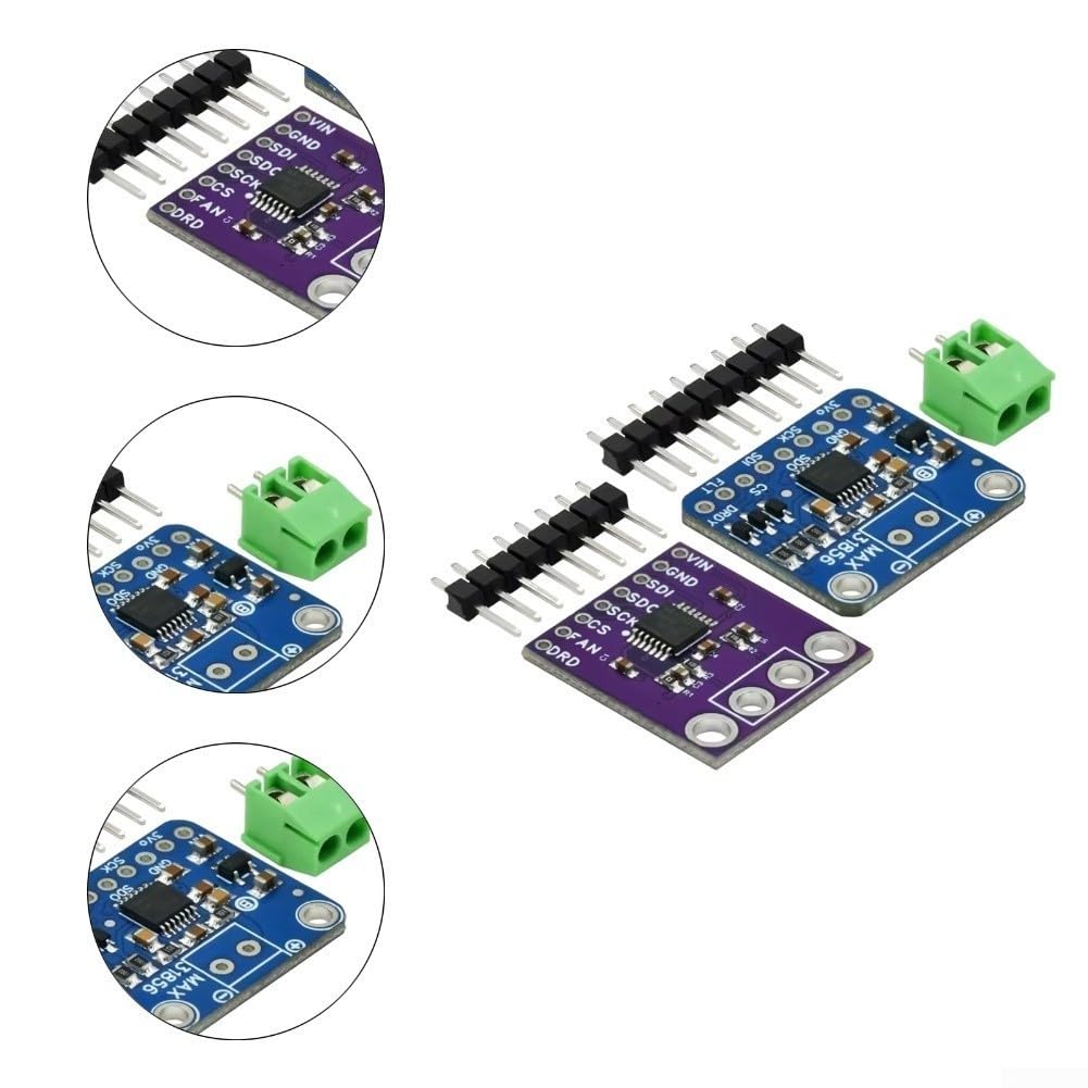 MAX31856 Moduł termopary z 19-bitową automatyczną korekcją liniową ADC, obsługa wielu typów, solidna ochrona wejściowa ± 45 V, redukcja szumów, kompaktowa płytka drukowana do monitoringu przemysłowego