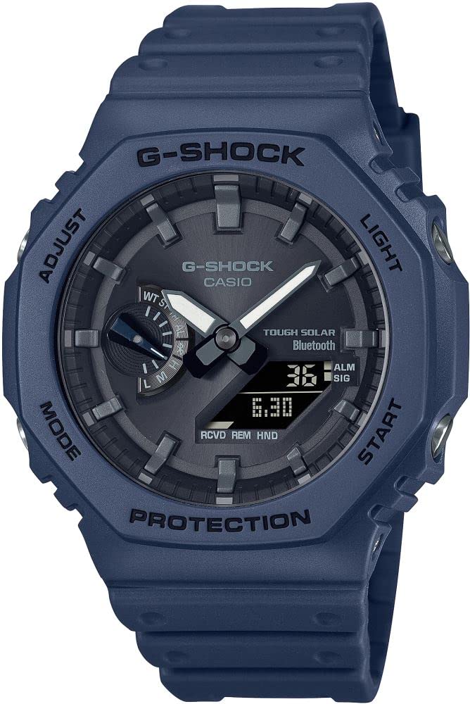 Casio GA-B2100-2ADR Kol Saati, G-Shock, Analog/Digital, Lacivert, Erkek