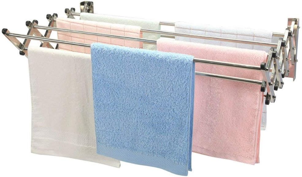 Drying Racks Laundry Storage & Organization Tangkula Wall Mount Drying