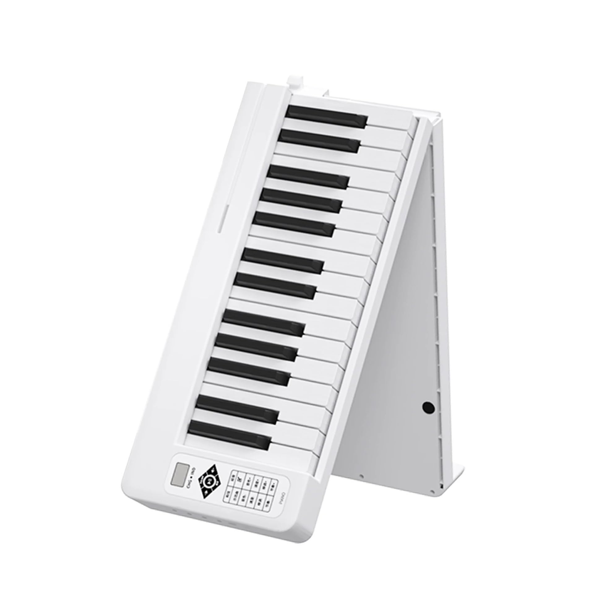 Tastiera Digitale Per Principianti Il Pianoforte Elettronico Pieghevole A 61 Tasti È Portatile E Adatto Ai Principianti(White)