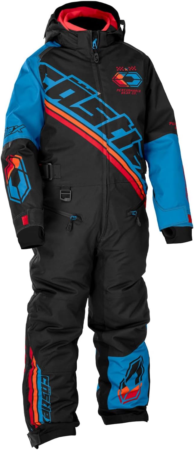 Castle X Youth Fuze Monosuit, Insulated One Piece Snowsuit - Ski, Snowboard, Snowmobile