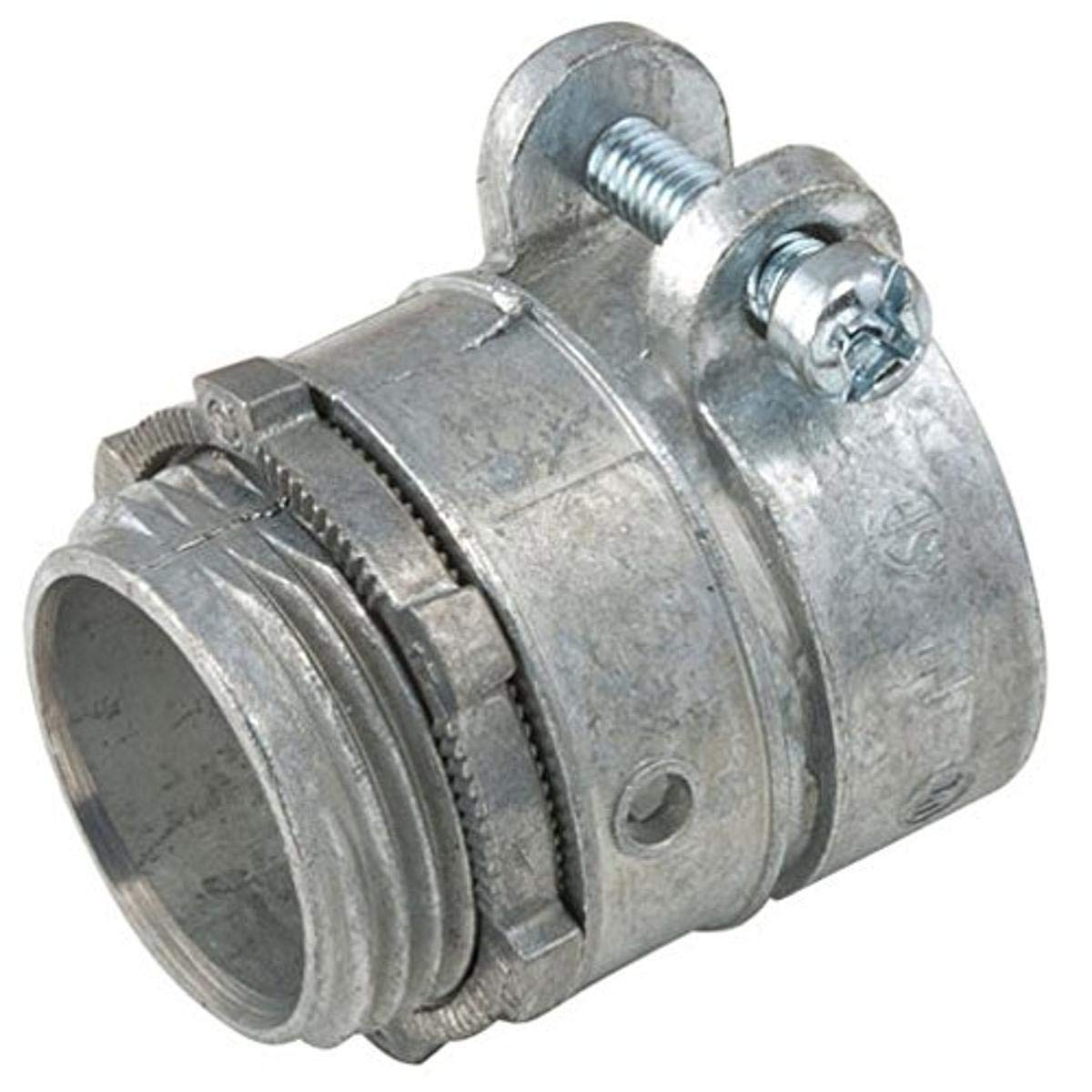 RACO 2194 Squeeze Connector, Die Cast Zinc, Flexible Metal Conduit, 1" (Pack of 10)