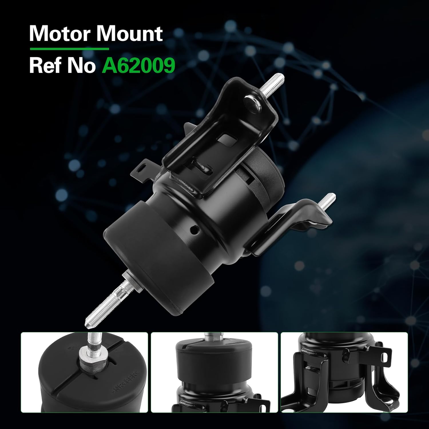LOONGRIE Engine Motor and Trans Mounts Compatible with Highlander 2009-2013 & Venza 2009-2016 2.7L L4 Turbocharged Engine,Replace OE A62009 A4295 A4288 A62090 Set of 4