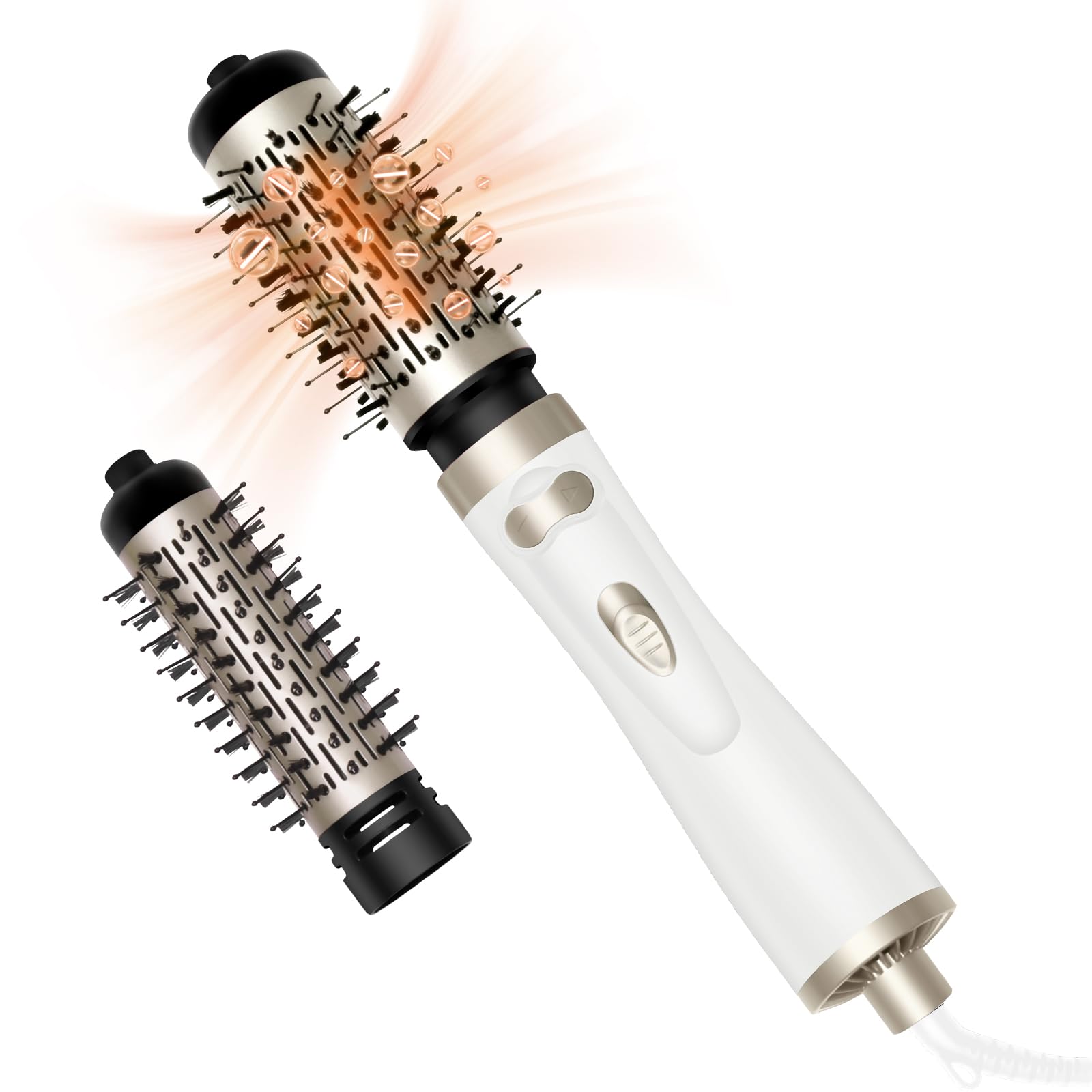 Amazon.com : 3-in-1 Round Hot Air Spin Brush Set with 2 Brushes