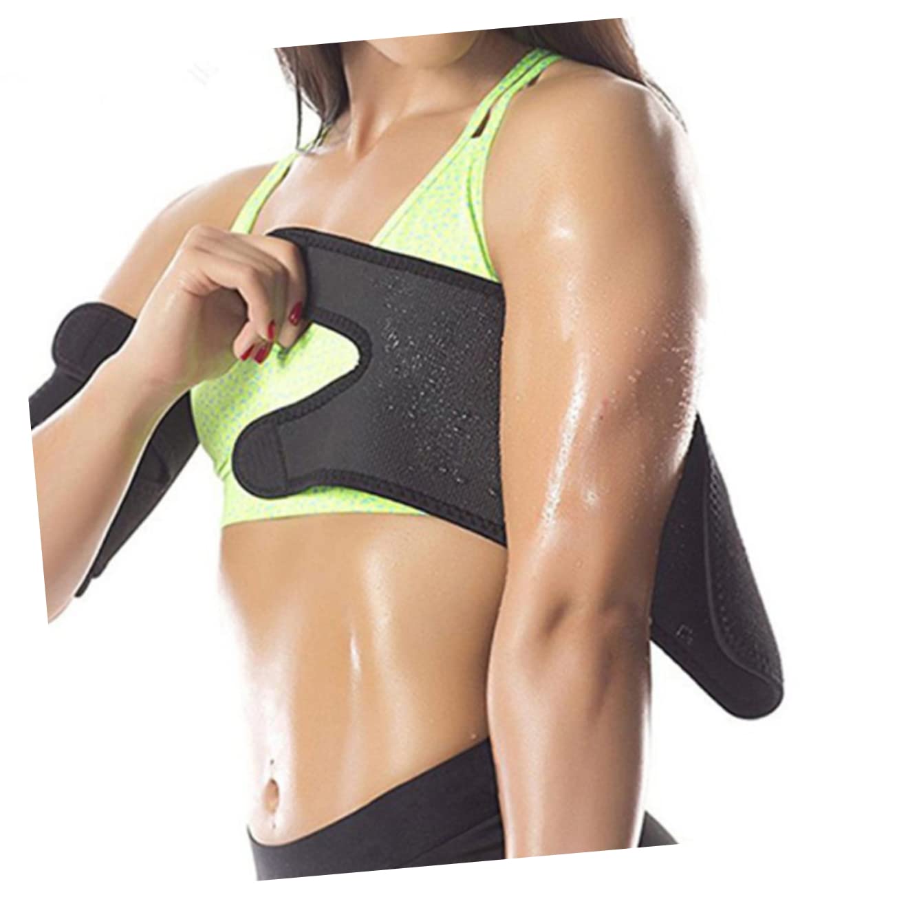 2pcs Thigh Compression Sleeve Leg Support Brace Arm Covers Adjustable Sports Strap for Mountaineering Fitness Bodybuilding