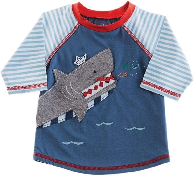 Mud Pie Boys' Shark Rash Guard