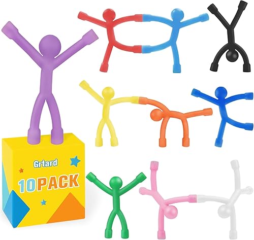 Miniatura 1 de Grtard 10 imanes de nevera para hombre, mini personas magnéticas, pequeños imanes coloridos para nevera, divertidos imanes flexibles, divertidos