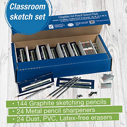 Set de Lápices Para Dibujo Faber-Castell 144 Piezas miniatura 2