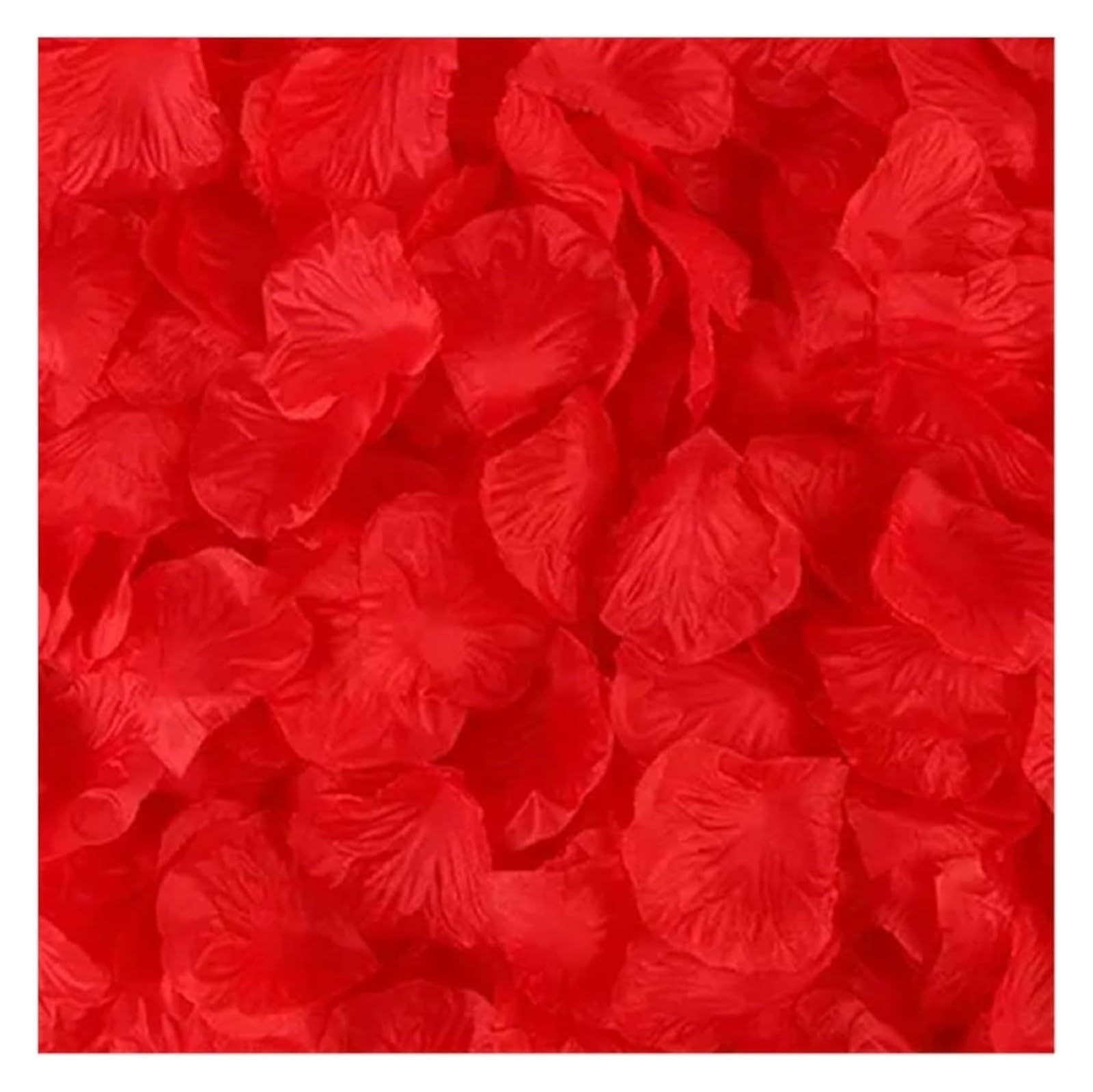 CYJAZNHH Artificial Rose Petals Multicolor Silk 2000 Pcs(Red)
