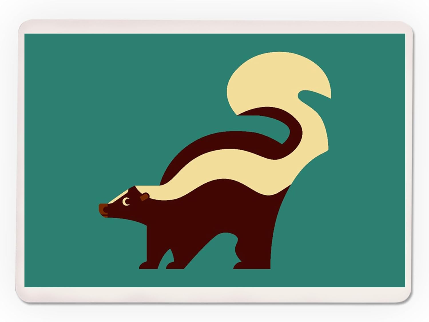 Lantern Press Skunk Geometric, 52 Playing Cards for Adults, Poker Size Card Deck