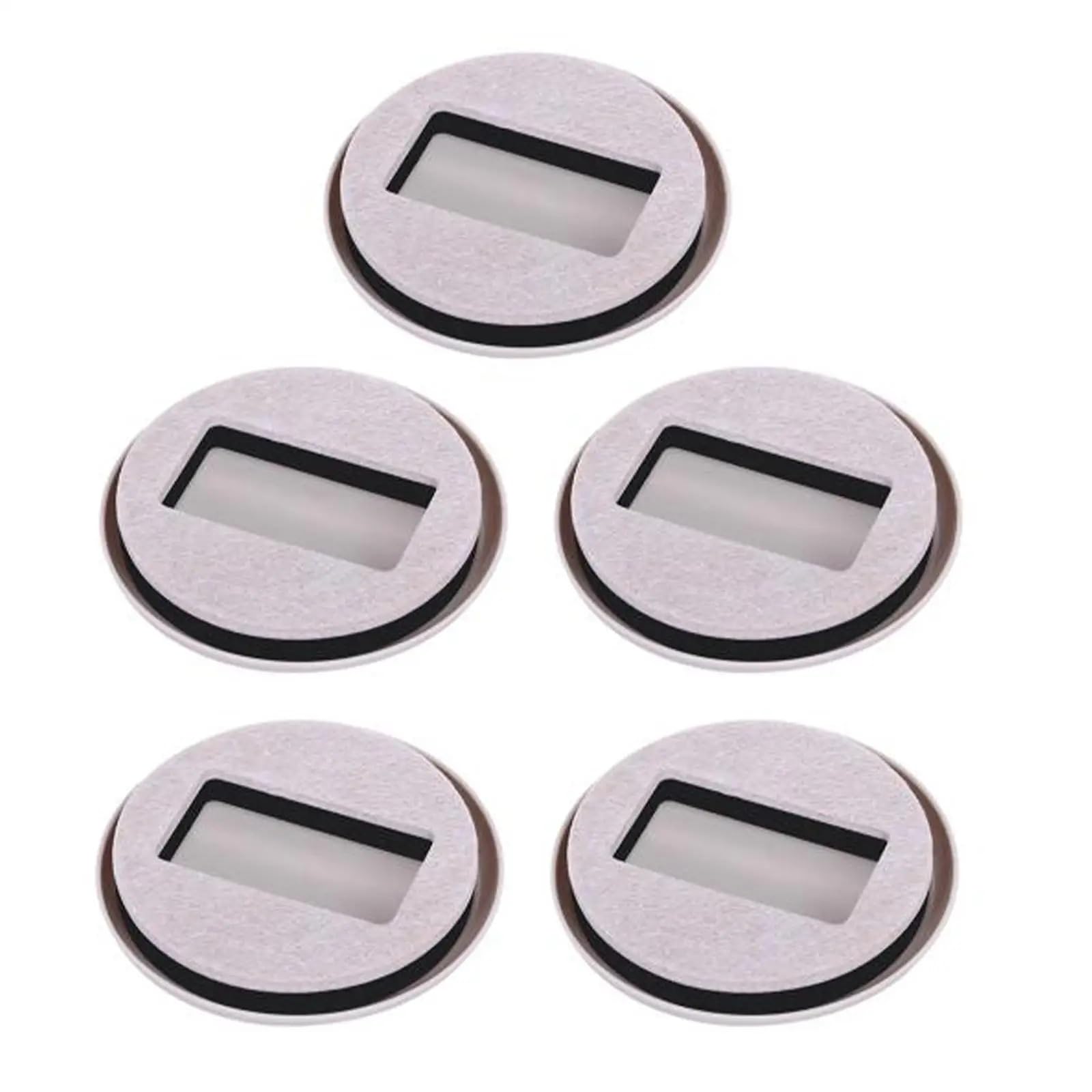 20pcs Felt Furniture Caster Cups Floor Protectors for Chair Legs Wheels Stopper