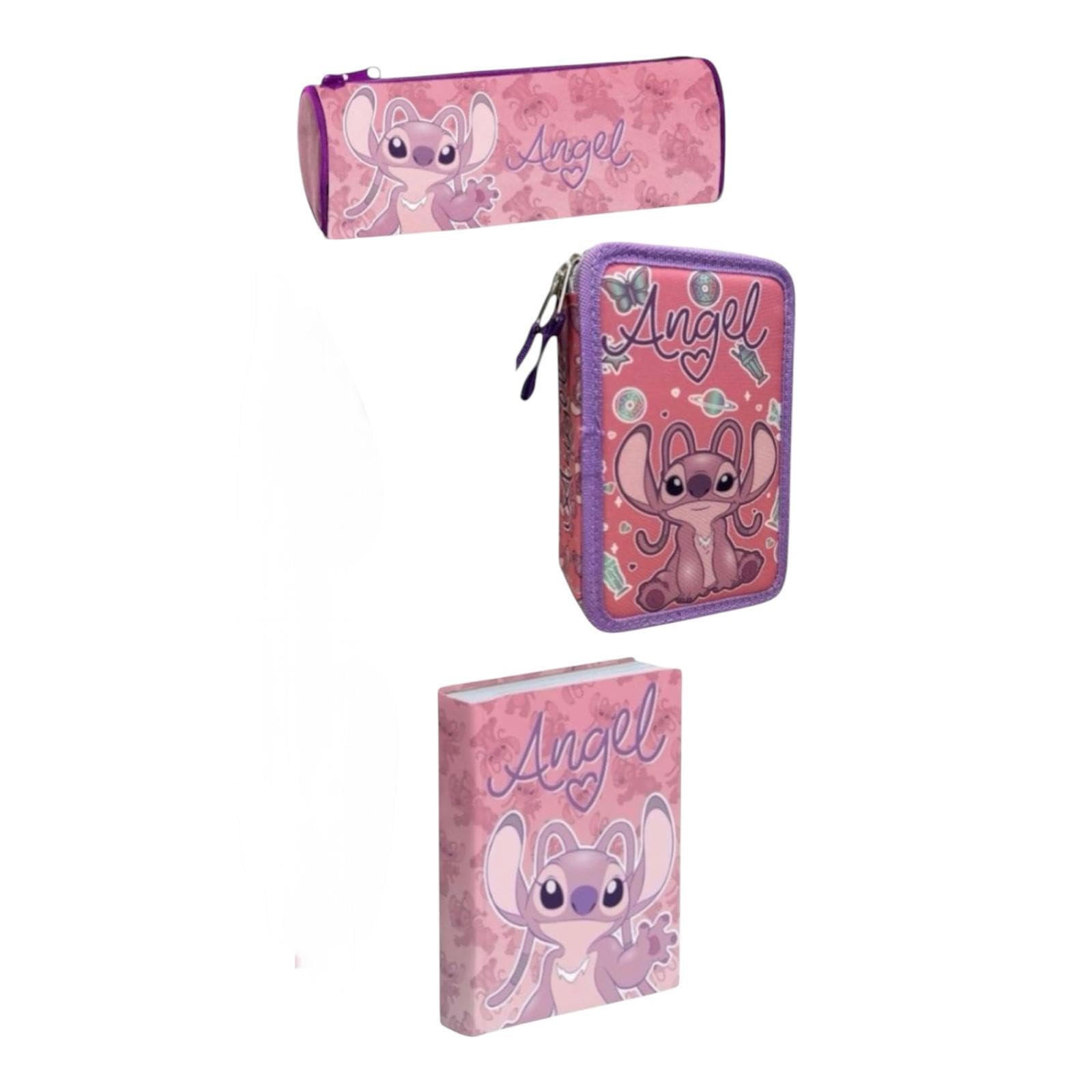 PELLECCHIA 1969 |Schoolpack Zaino con Astuccio 3 Scomparti, Scuola e Tempo Libero, Bambini e Ragazzi, Multizip, Pennarelli, Pastelli, Accessori, Bambino, Bambina