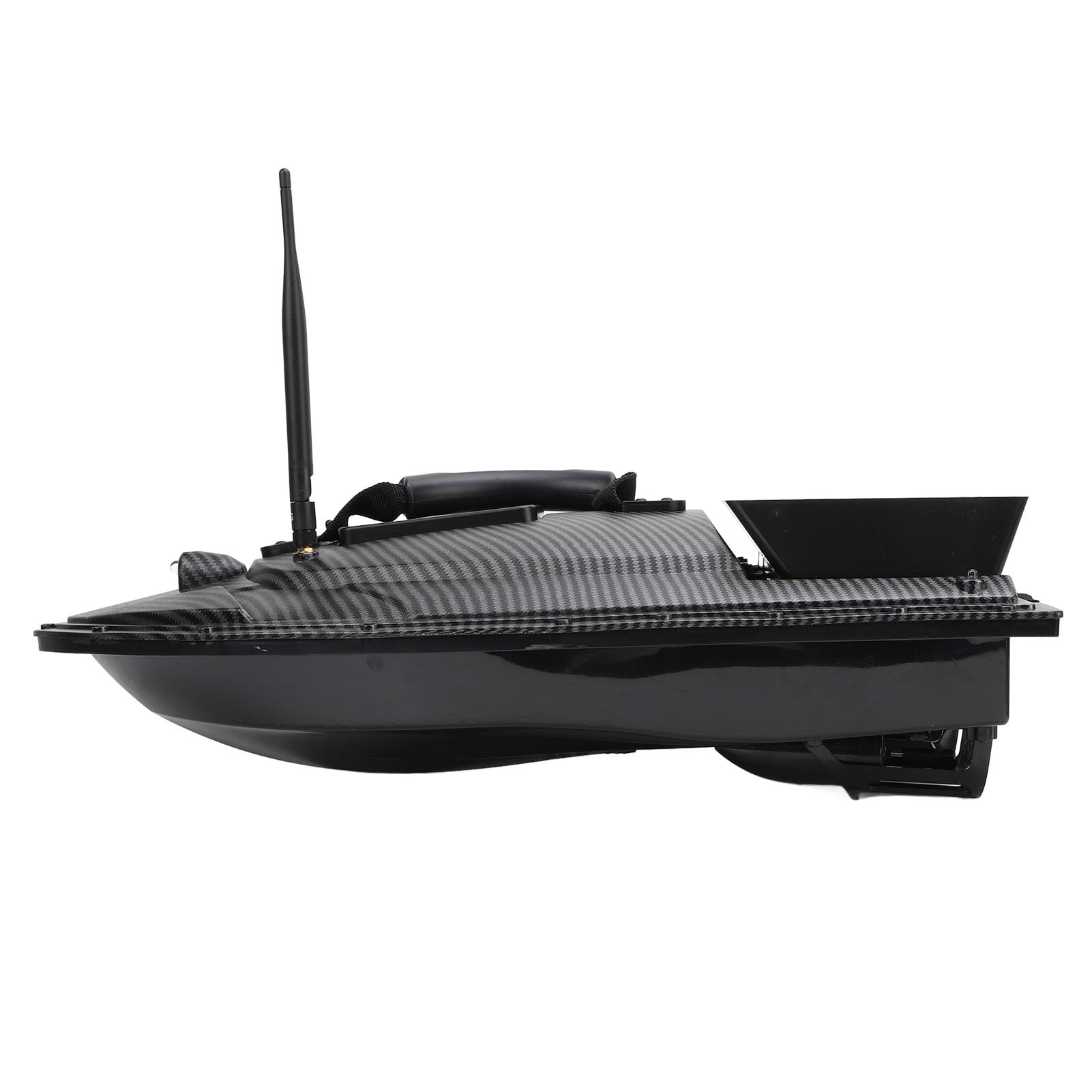 Pilota Automatico a Doppio Motore per Barca da Pesca con Esca Telecomandata per Laghi e Piscine Luce Notturna Costruzione in ABS Portata 500 M