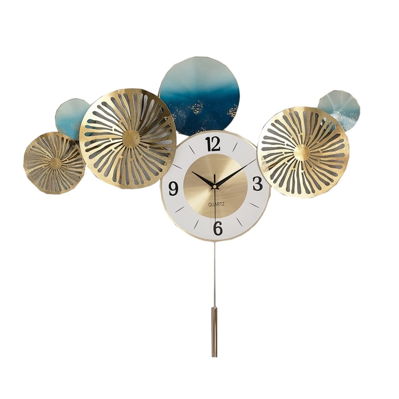 Horloge murale de bureau au style créatif pour un espace de travail inspirant