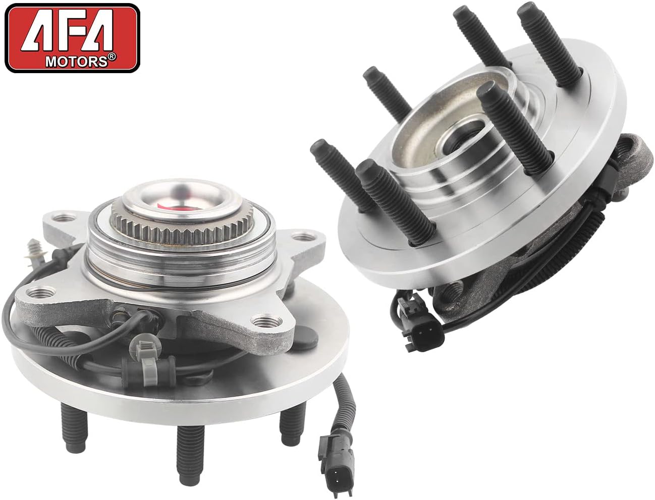 515142 4WD Front Wheel Bearing Hub Assembly 6 Lugs Compatible with 11-14 Ford Expedition, 11-14 Ford F150, 11-14 Lincoln Navigator Hub Bearing Assembly w/ABS 2 Pack