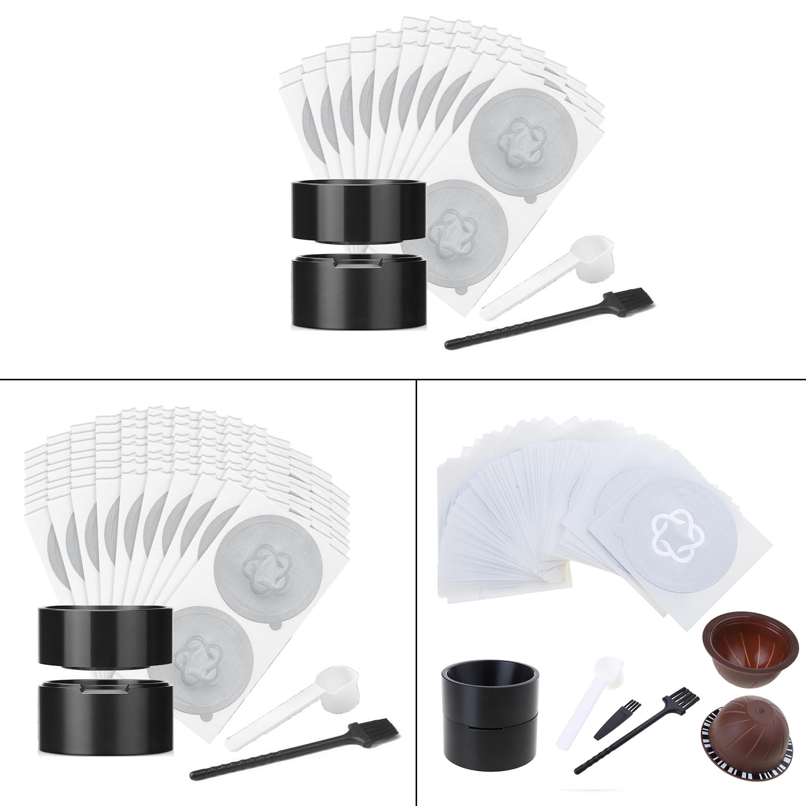 El recambio de cápsulas de café fácil de usar garantiza una alineación perfecta de la tapa, accesorios para cápsulas de café