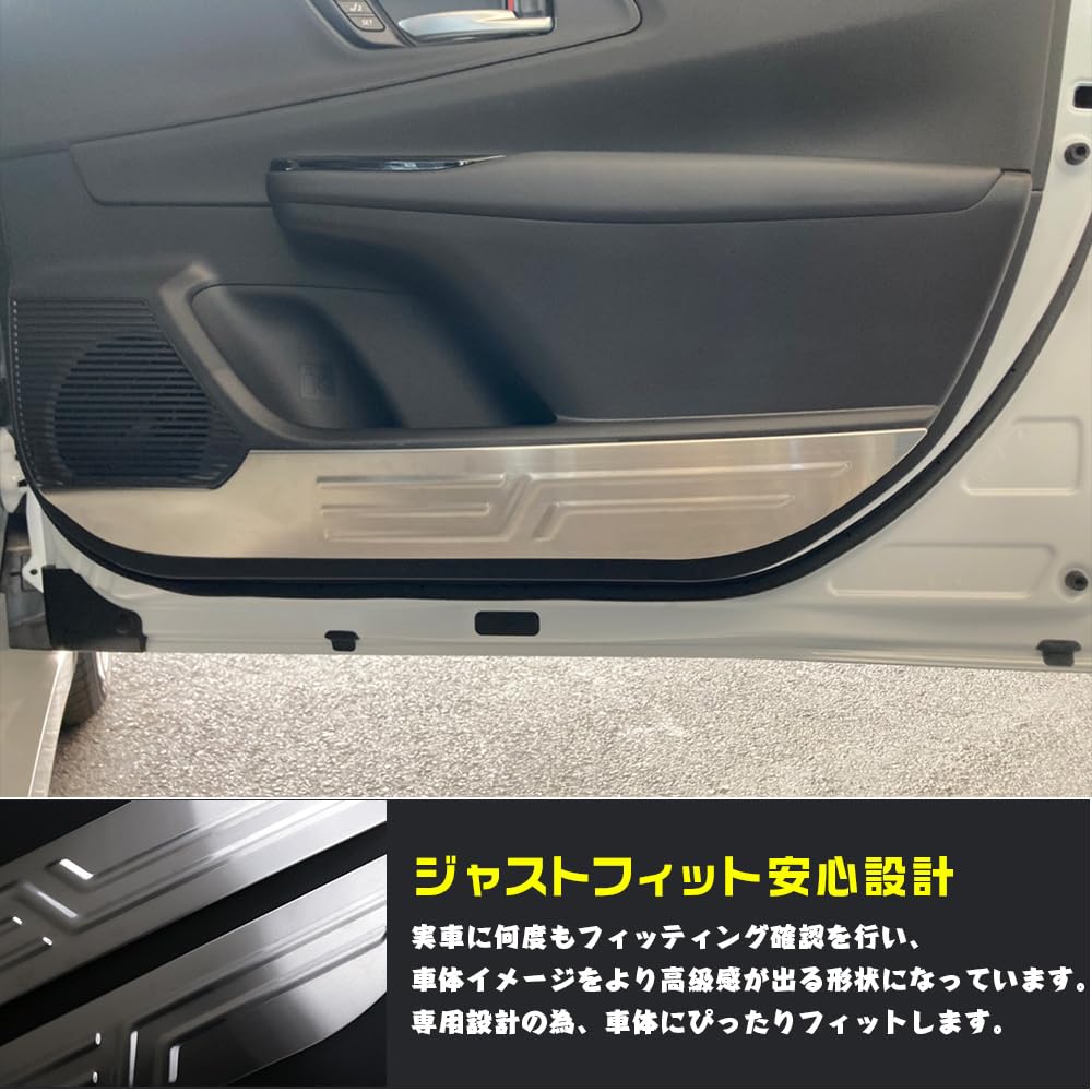 Amazon | BM トヨタ プリウス 60系 5代目 ドアアンダープロテクター 傷