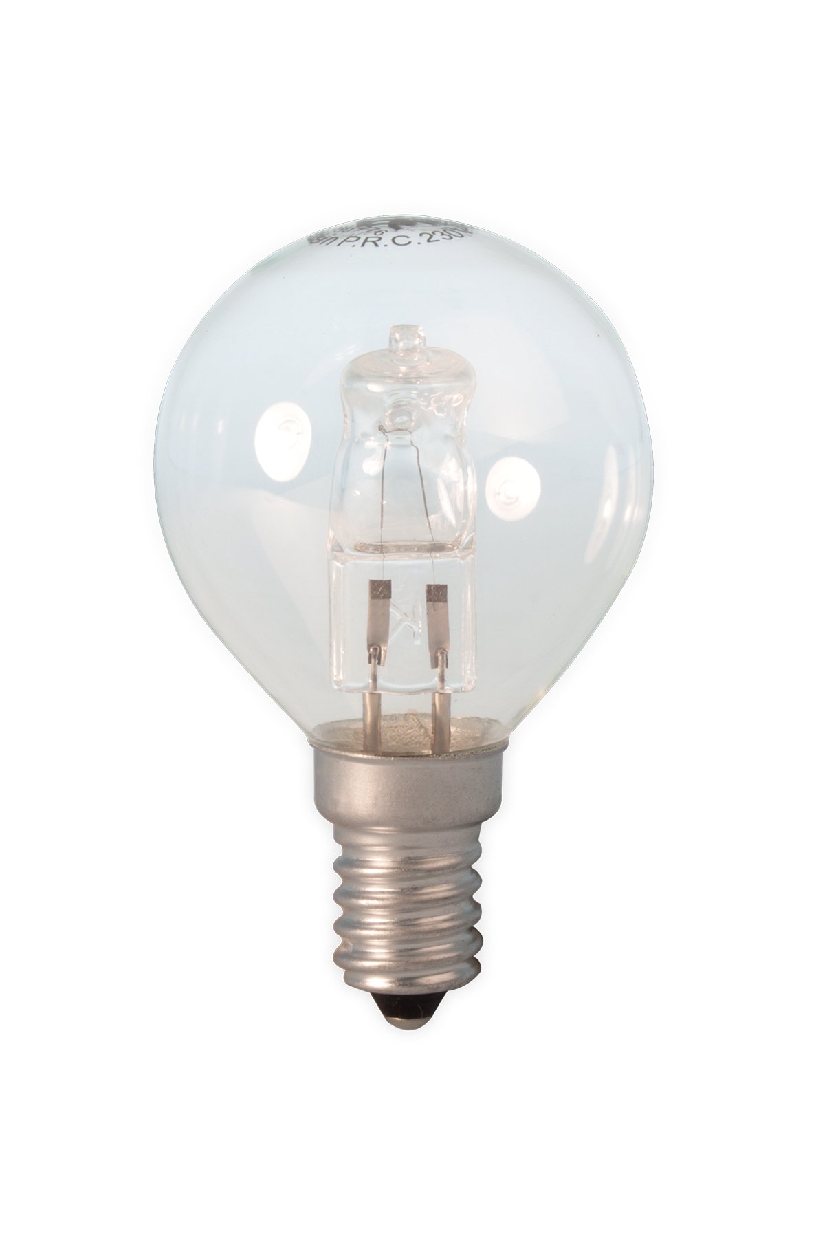 CALEX 10 Pack Saving Halogen Ball Lamp 230V 42W(56W) E14 P45 Clear, Energy Label C,Dimmable, (Small Edison Screw)