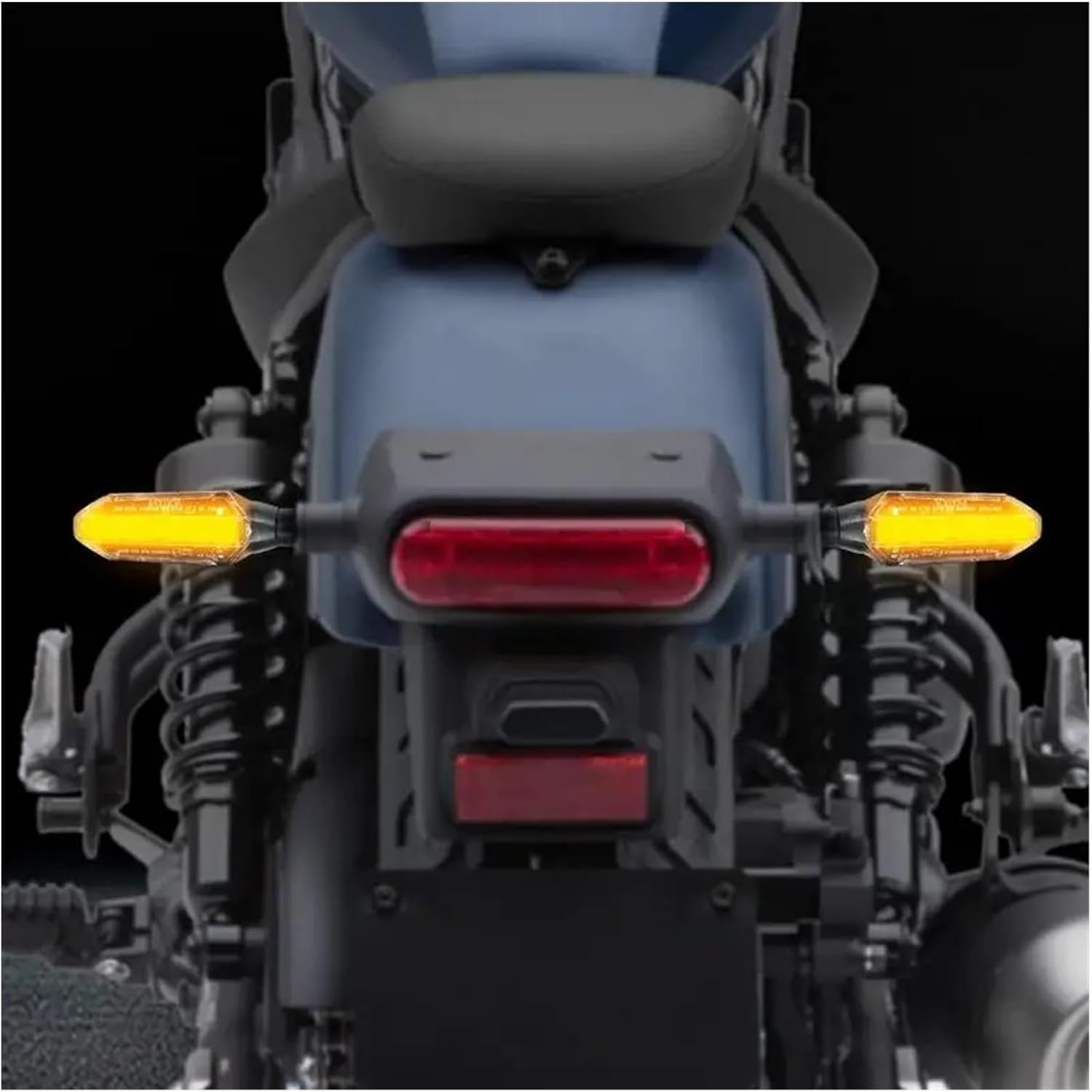Mini uniwersalne wskaźniki Kierunkowskazy motocyklowe 2 szt. uniwersalne tylne światła LED motocyklowe wodoodporne bursztynowe migacze kierunkowskazy tylne światła akcesoria do lamp Dla motocykl