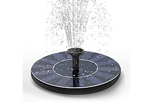 New Upgraded 1.5W Solar Fountain Water Pump Free Standing Solar Panel Kit